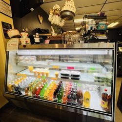 Mr Burrito Mexican Grill Saugerties - Drinks and desserts display case.