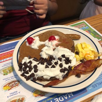 IHOP - Funny Face Pancake Combo... looks more like scary face. - American Near Me - PEMBROKE PINES, Florida IHOP - Funny Face Pancake Combo... looks more like scary face. - American Near Me - PEMBROKE PINES, Florida