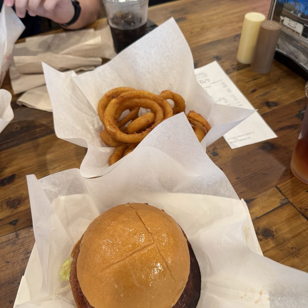 Fried Baloney Sandwich and rings! Fried Baloney Sandwich and rings!