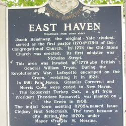 East Haven Historical Marker