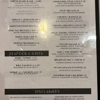 The District SPR - menu - entrees - Wine Bars Near Me - Jacksonville, Florida The District SPR - menu - entrees - Wine Bars Near Me - Jacksonville, Florida