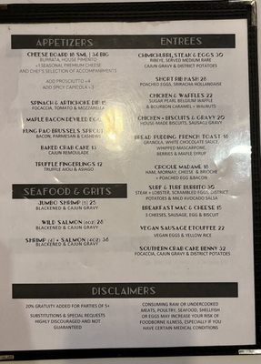 Menu photo 6 The District SPR Jacksonville, FL Menu photo 6 The District SPR Jacksonville, FL