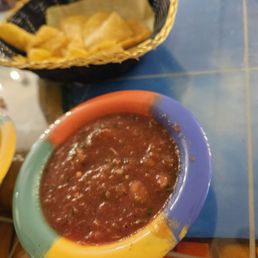 Spicy salsa, delicious authentic salsa