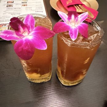 Siam Nara - Mango ice tea - Thai Near Me - San Diego, California Siam Nara - Mango ice tea - Thai Near Me - San Diego, California