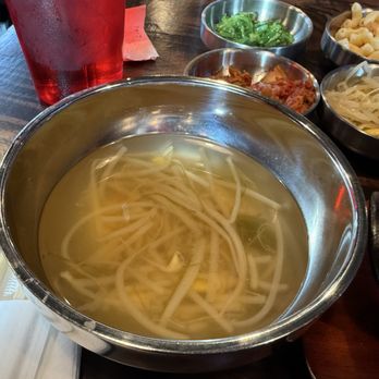 Sool Korean Kitchen - Bean sprout soup - came with meat entrees - sprouts so-so, but the broth was very pleasant - Korean Near Me - Lake Oswego, Oregon Sool Korean Kitchen - Bean sprout soup - came with meat entrees - sprouts so-so, but the broth was very pleasant - Korean Near Me - Lake Oswego, Oregon