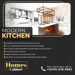 Homes Cabinet - - Free Measurement
- Free 3D Design
- Countertop Service
-  Same day Pick up
- Assemble or installation Service