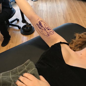 Iron Dagger Tattoo - Before - Tattoo Near Me - Addison, Texas