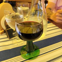 Bräustüberl - A red wine girl in beer country, treated to a yummy glass of red with just as much hospitality!
