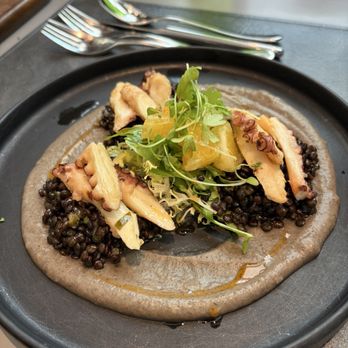 Faubourg - Grilled octopus... taste more like vinegar octopus, not grilled at all - French Near Me - Weehawken, New Jersey Faubourg - Grilled octopus... taste more like vinegar octopus, not grilled at all - French Near Me - Weehawken, New Jersey