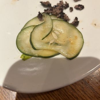 Outback Steakhouse - The pickles (aka cucumbers) that were supposed to be on the cheeseburger. They were NOT pickles!!! - Steakhouses Near Me - Lumberton, North Carolina
