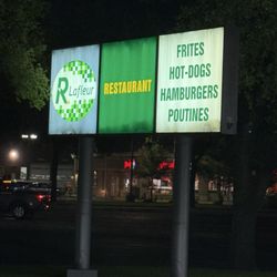 Restaurants D Lafleur - Outdoor sign to help you find it