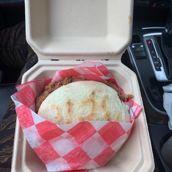 VeneBites - Arepa with Barbacoa, Plantains, and Rice. - Venezuelan Near Me - Tallahassee, Florida