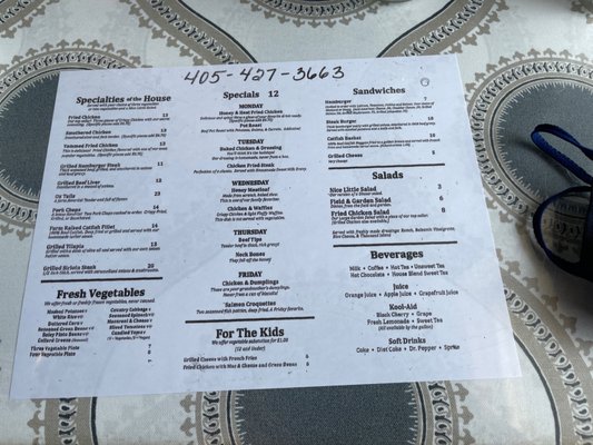 Menu photo 2 Florence's Restaurant Oklahoma City, OK Menu photo 2 Florence's Restaurant Oklahoma City, OK
