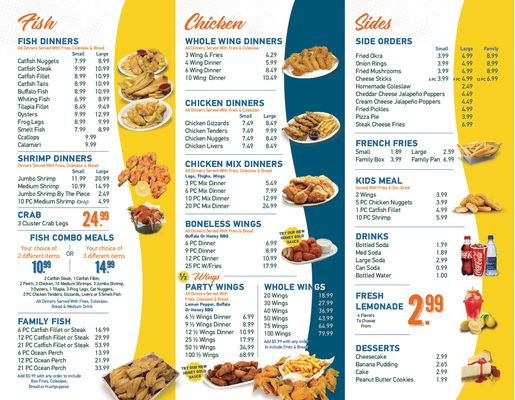 Menu photo 2 Sharks Fish And Chicken Little Rock, AR Menu photo 2 Sharks Fish And Chicken Little Rock, AR