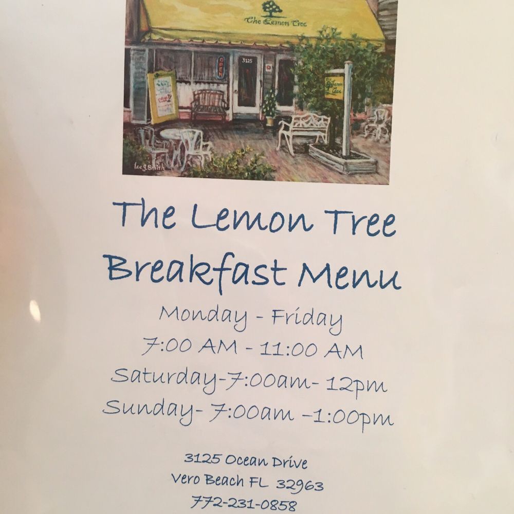 Lemon Tree - Breakfast & Brunch Near Me - Vero Beach, Florida Lemon Tree - Breakfast & Brunch Near Me - Vero Beach, Florida