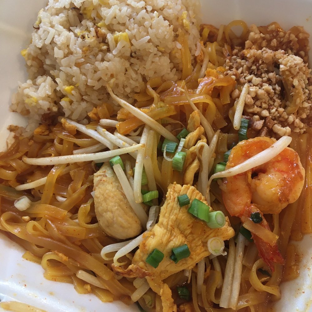 Bangkok BBQ - H. Pad Thai Chicken and Shrimp - Thai Near Me - Walnut, California Bangkok BBQ - H. Pad Thai Chicken and Shrimp - Thai Near Me - Walnut, California
