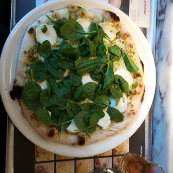 Vapiano - Pizza au fromage de chèvre et épinards - Pizza Near Me - Aix-en-Provence, 13