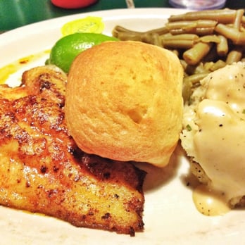 Grins Restaurant - Grilled Cajun catfish - American Near Me - San Marcos, Texas