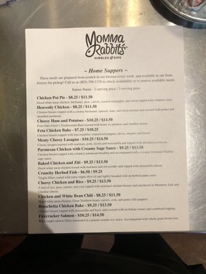Menu photo 5 Momma Rabbit's Nibbles and Sips Lexington, SC