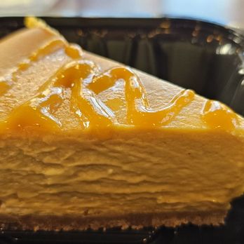 Elite Experience: Chaiwale & Co, Orange - Close up of mango lassi cheesecake - Yelp Events Near Me - Orange, California