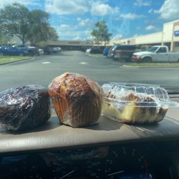 Bagel Joes - The chocolate muffin, blueberry muffin, and coffee cake. - Bagels Near Me - Melbourne, Florida Bagel Joes - The chocolate muffin, blueberry muffin, and coffee cake. - Bagels Near Me - Melbourne, Florida