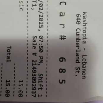 Washtopia - Receipt for 7:50 pm - Car Wash Near Me - Lebanon, Tennessee Washtopia - Receipt for 7:50 pm - Car Wash Near Me - Lebanon, Tennessee