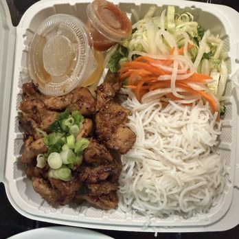 Pho Teresa Restaurant - Bbq boneless chicken over vermacelli - Noodles Near Me - San Jose, California Pho Teresa Restaurant - Bbq boneless chicken over vermacelli - Noodles Near Me - San Jose, California