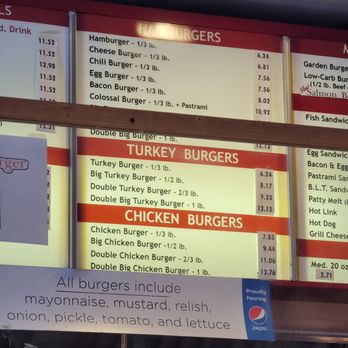 The Big Burger - menu2 - Burgers Near Me - Carson, California