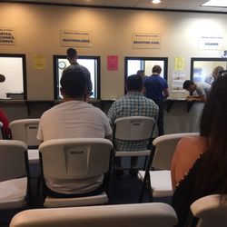 Consulate General of Spain - Waiting room- four service windows