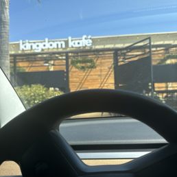 Exterior outside entrance of Kingdom kafe - The spot - Fresno, California Exterior outside entrance of Kingdom kafe - The spot - Fresno, California