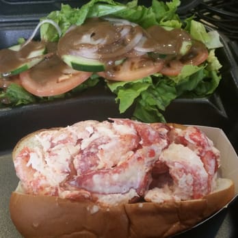 Pauli's - Lobster roll with side salad is like getting a burger and a diet coke... #lunchdoneright - Sandwiches Near Me - Boston, Massachusetts