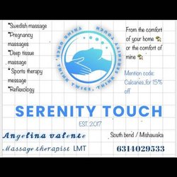 Touch of Serenity Massage Therapy - Phone number has changed to (574) 387-0219  All services still offered