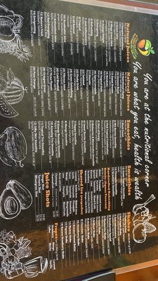 Menu photo 5 D’Todo Natural Bell, CA