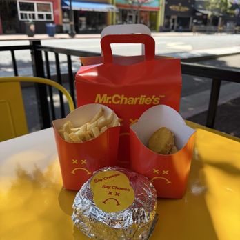 Mr.Charlie's - Frowny Fries, Not Chicken Nuggets, and Not a Cheeseburger - Burgers Near Me - San Diego, California Mr.Charlie's - Frowny Fries, Not Chicken Nuggets, and Not a Cheeseburger - Burgers Near Me - San Diego, California