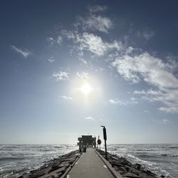 61st Street Fishing Pier - View from the entry pier.