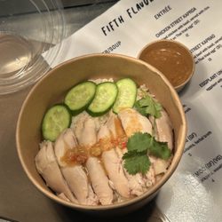 Fifth Flavor Kent - Thai style chicken ginger with rice