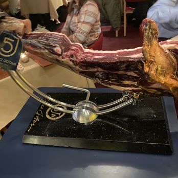 Txula Steak at Mercado Little Spain - Acorn fed pork ham - Spanish Near Me - New York, New York