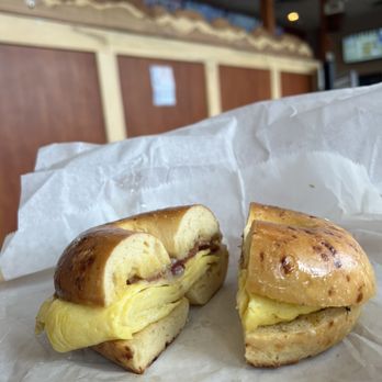 Joey's Bagels - a breakfast sandwich on a bagel - Bakeries Near Me - Fletcher, North Carolina Joey's Bagels - a breakfast sandwich on a bagel - Bakeries Near Me - Fletcher, North Carolina