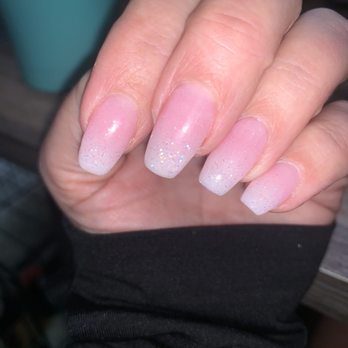 Perfect Nails - Ombré SNS with glitter; by Mimi - Nail Salons Near Me - Glendale, Arizona