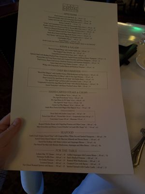 Menu photo 1 The Capital Grille Fort Worth, TX