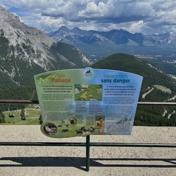 Norquay Via Ferrata - Info Sign - Hiking Near Me - Banff, Alberta Norquay Via Ferrata - Info Sign - Hiking Near Me - Banff, Alberta