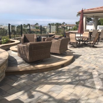 Form And Focus Landscape - Glass fence, pavers, fire pit seating area - Landscaping Near Me - Mission Viejo, California Form And Focus Landscape - Glass fence, pavers, fire pit seating area - Landscaping Near Me - Mission Viejo, California