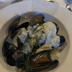 With Gorgonzola cream