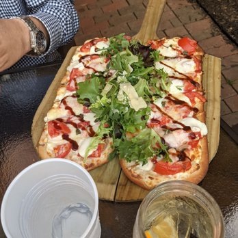 The Wine Mill - Caprese flatbread - Wine Bars Near Me - Peninsula, Ohio
