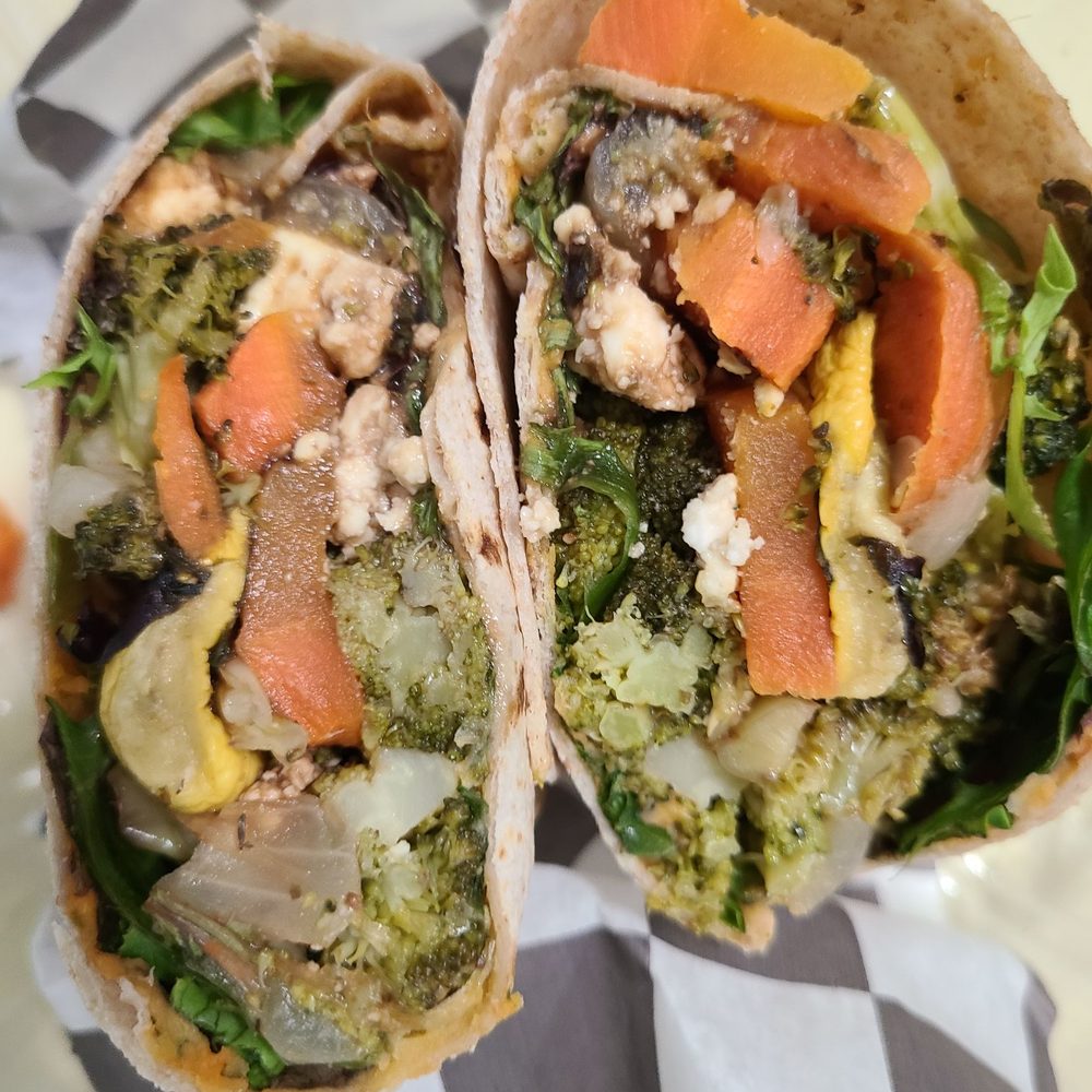 Tommy Boy's Cafe - This Roasted Veggie Wrap my boyfriend ordered...I could have easily eaten the whole thing but I was being considerate! Delicious sandwich! - Coffee & Tea Near Me - Toms River, New Jersey Tommy Boy's Cafe - This Roasted Veggie Wrap my boyfriend ordered...I could have easily eaten the whole thing but I was being considerate! Delicious sandwich! - Coffee & Tea Near Me - Toms River, New Jersey
