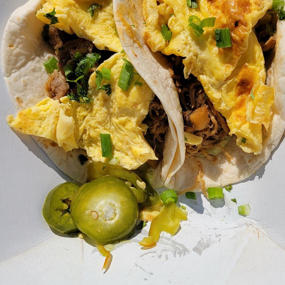Marination Ma Kai - Kalua pork breakfast tacos - Korean Near Me - Seattle, Washington Marination Ma Kai - Kalua pork breakfast tacos - Korean Near Me - Seattle, Washington