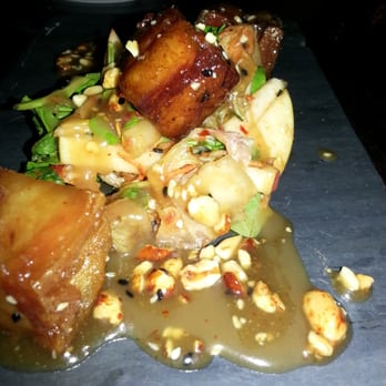 The Pullman - Porkbelly appetizer. - New American Near Me - Glenwood Springs, Colorado The Pullman - Porkbelly appetizer. - New American Near Me - Glenwood Springs, Colorado