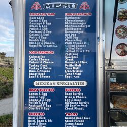 Monterey Catering - Menu