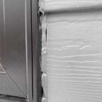 Iconic Steel Cladding - typical caulking job - General Contractors Near Me - Orillia, Ontario