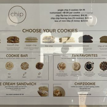 Chip Cookies - Menu - Desserts Near Me - Dublin, California